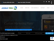 Tablet Screenshot of jubilantweb.com